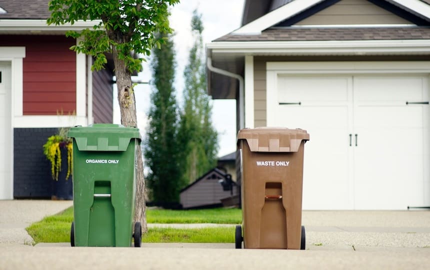 composting food waste through your local council
