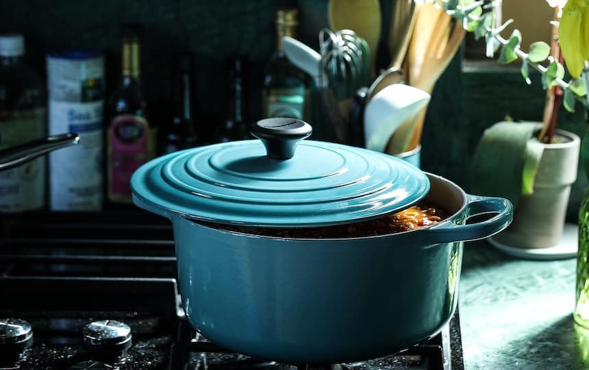 cooking on the stove