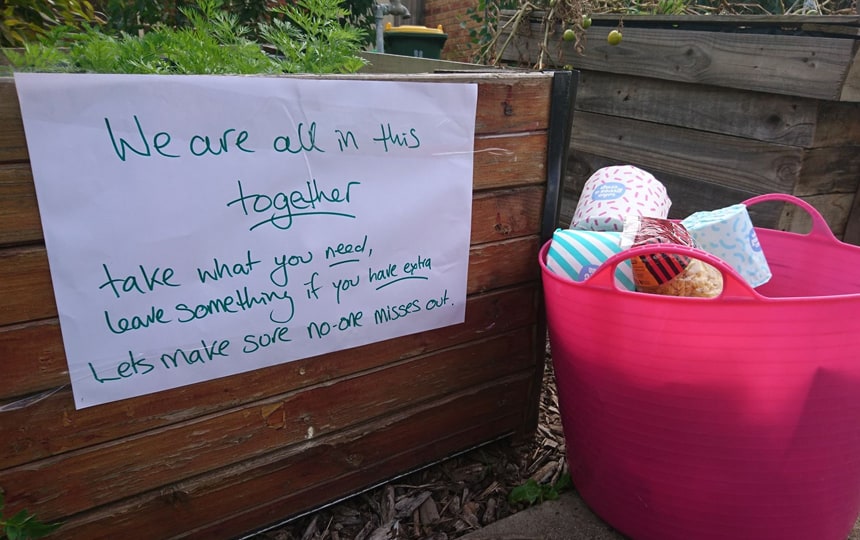 in a global crisis a strong community is a blessing