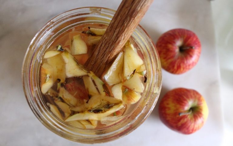 Apple scrap vinegar recipe