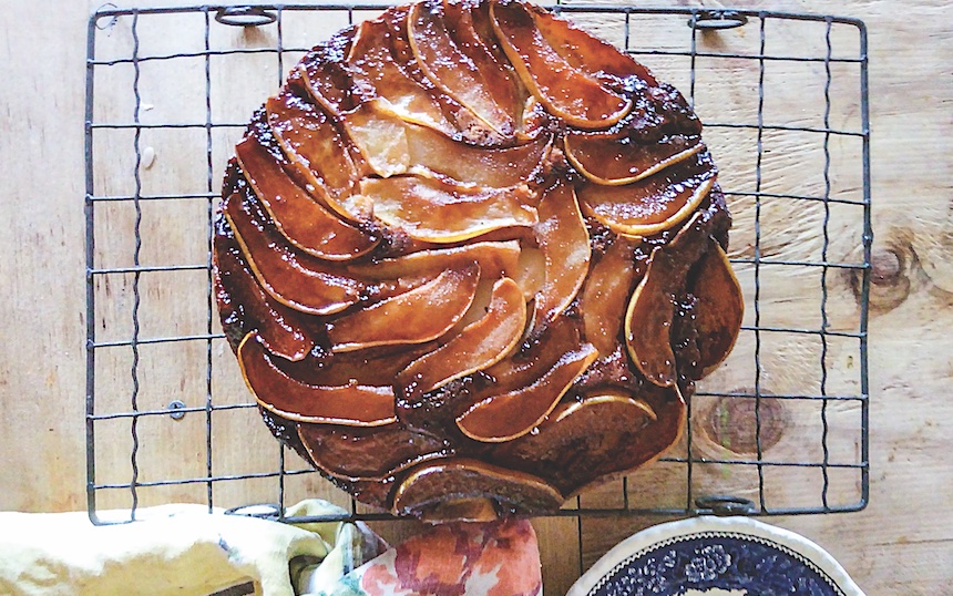 Apple Upside Down Cake Recipe