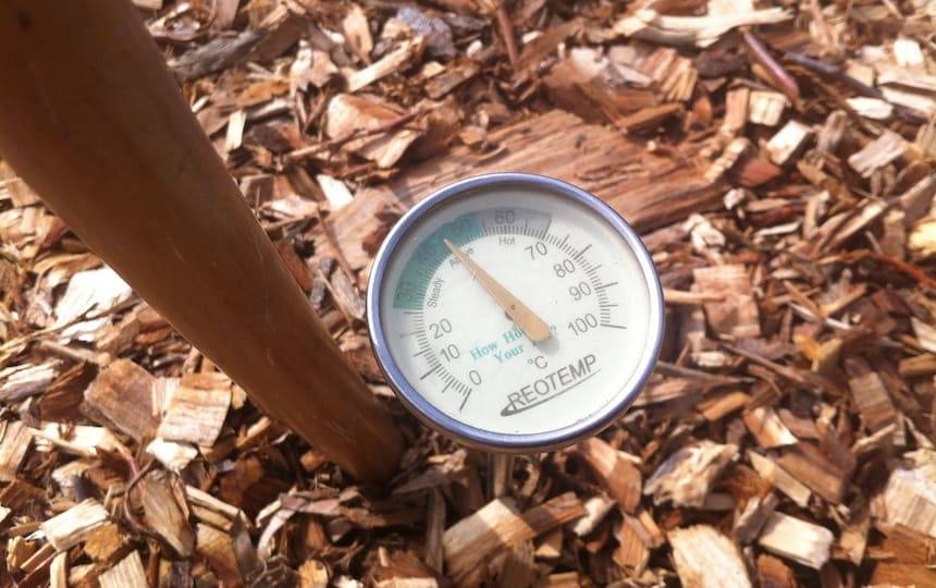 compost hot water system
