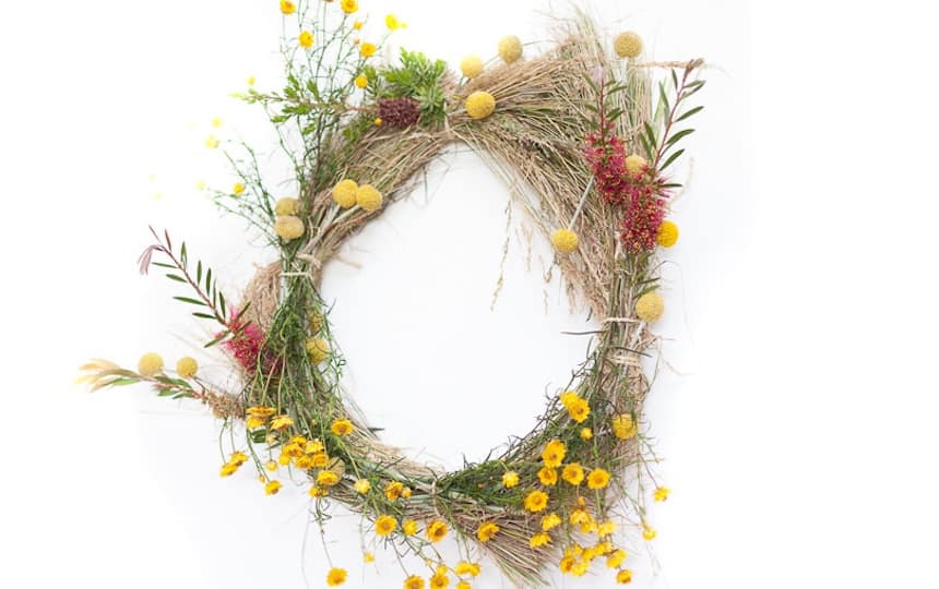 How to make a native christmas wreath 