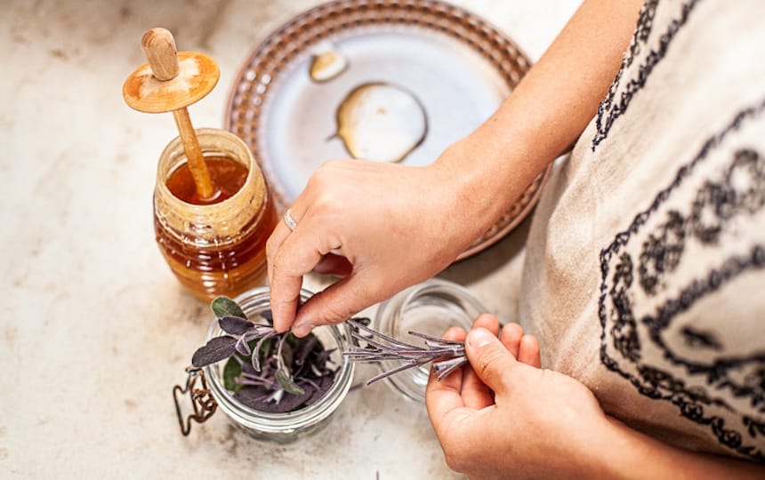 How To Make Herb Infused Honey