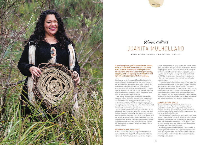 Bardi artist Juanita Mulholland 