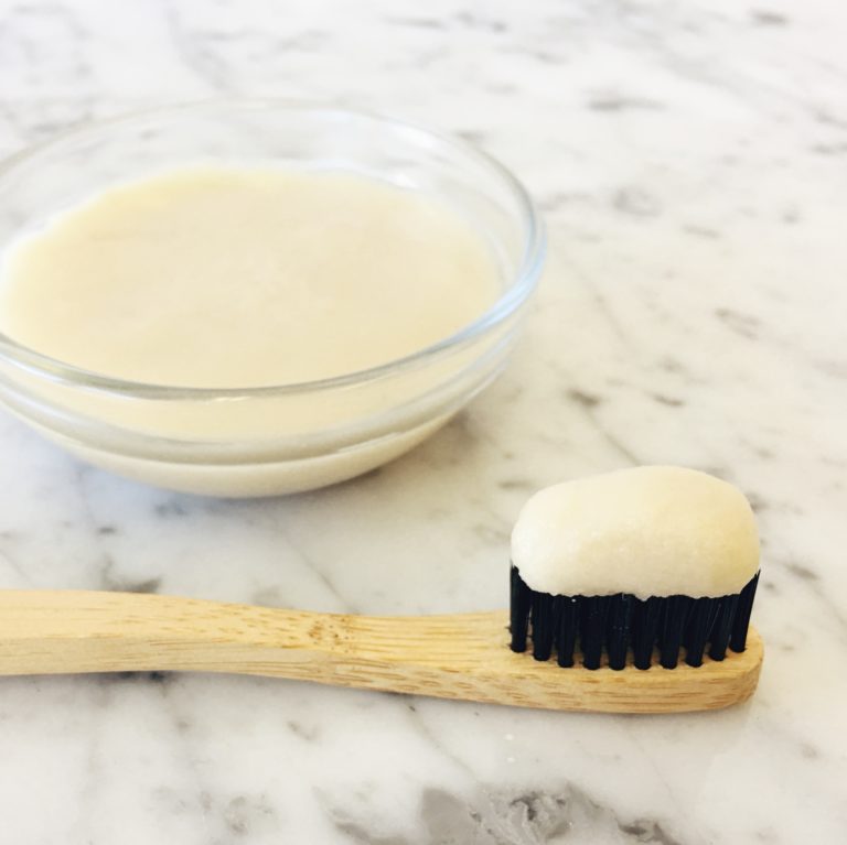 DIY toothpaste recipe