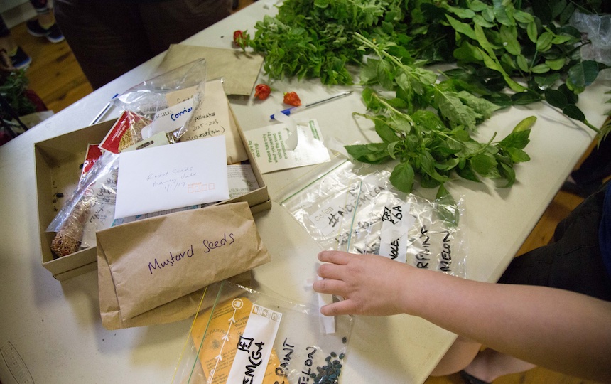 Bartering for fresh produce