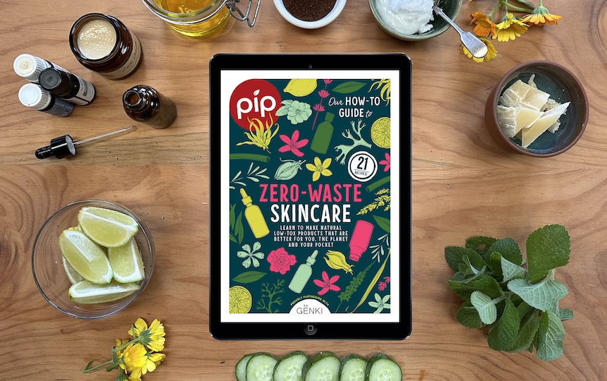 In our Zero-waste skincare ebook, learn to make natural low-tox products that are better for you, the planet and your pocket.